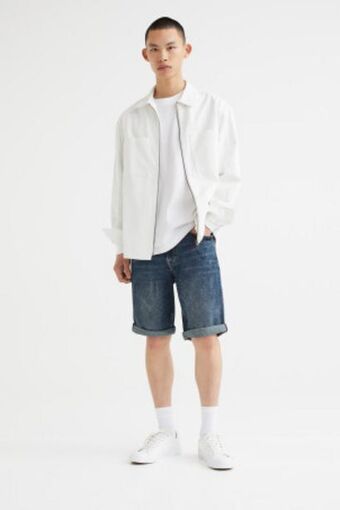H&M Regular denim shorts offer