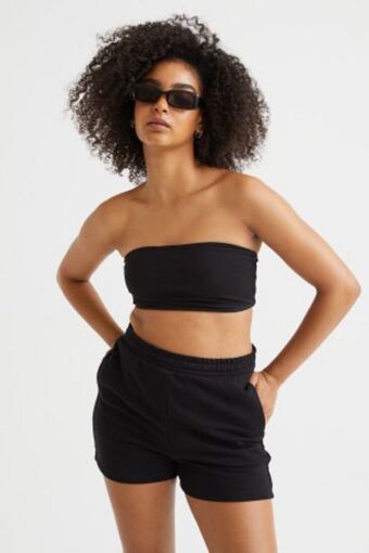 H&M 2-pack crop tube tops offer