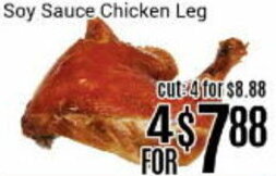 Nations Fresh Foods Soy Sauce Chicken Leg offer