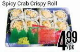 Nations Fresh Foods Spicy Crab Crispy Roll offer