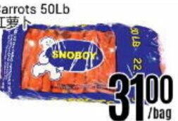 Nations Fresh Foods Carrots 50Lb offer