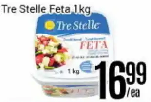 Nations Fresh Foods Tre Stelle Feta 1Kg offer