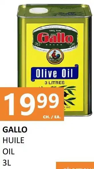 Marche Nuvo Gallo Huile Oil 3L offer