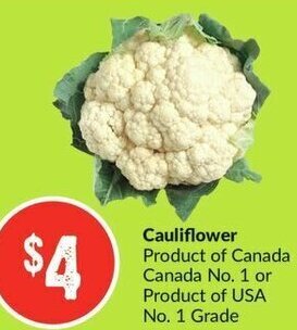 FreshCo Cauliflower offer