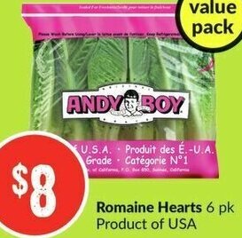 FreshCo Romaine Hearts offer