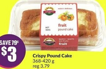 FreshCo Crispy Pound Cake 368-420g offer