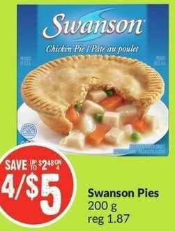 FreshCo Swanson Pies 200g offer