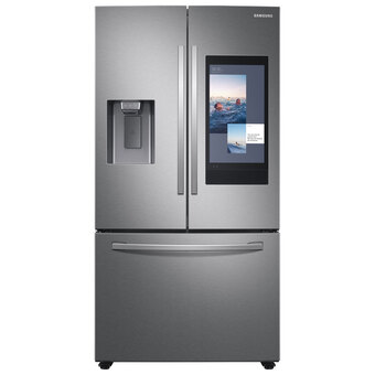 Best Buy Samsung family hub 36" 26.5 cu. ft. french door refrigerator (rf27t5501sr/ac) - stainless steel offer
