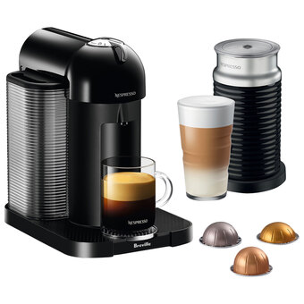 Best Buy Nespresso vertuo coffee & espresso machine by breville with aeroccino milk frother - black offer
