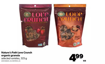 Real Canadian Superstore Nature's path love crunch organic granola offer