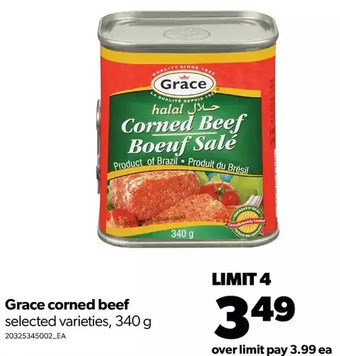 Real Canadian Superstore Grace corned beef offer