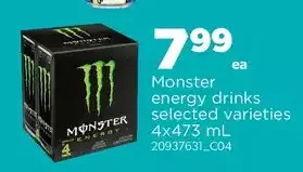 Real Canadian Superstore Monster energy drinks offer