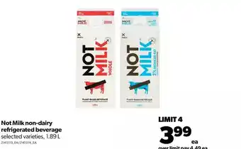 Real Canadian Superstore Not milk non-dairy refrigerated beverage offer