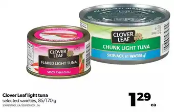 Real Canadian Superstore Clover leaf light tuna offer