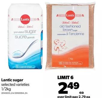 Real Canadian Superstore Lantic sugar offer