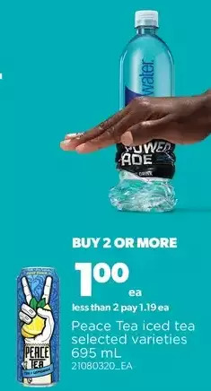 Real Canadian Superstore Peace tea iced tea offer
