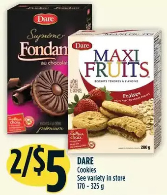Marché Adonis Dare cookies offer