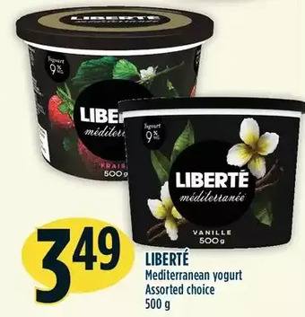 Marché Adonis Liberté mediterranean yogurt offer