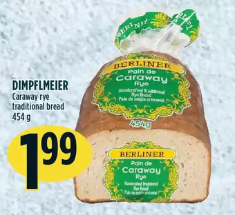 Marché Adonis Dimpflmeier caraway rye traditional bread offer