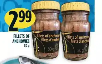 Marché Adonis Fillets of anchovies offer