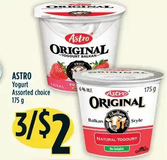 Marché Adonis Astro yogurt offer