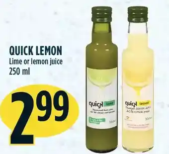 Marché Adonis Quick lemon lime or lemon juice offer