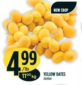 Marché Adonis Yellow dates offer