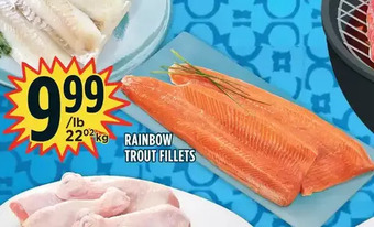 Marché Adonis Rainbow trout fillets offer