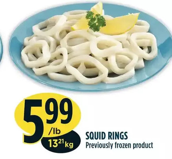 Marché Adonis Squid rings offer
