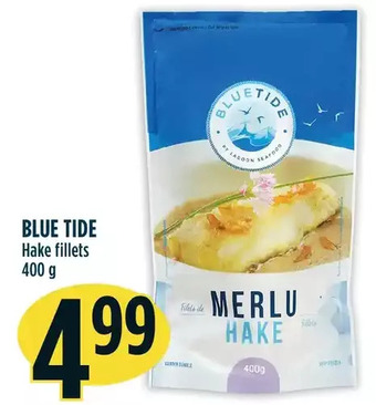 Marché Adonis Blue tide hake fillets offer