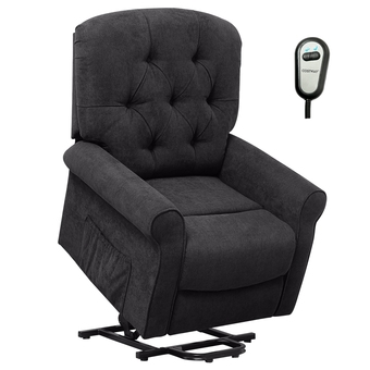 Best Buy Costway power lift recliner chair sofa for elderly w/ side pocket & remote control offer