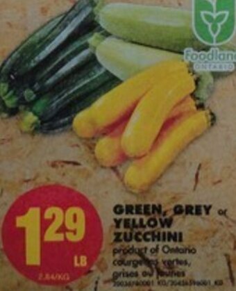 No Frills Green, Grey or Yellow Zucchini offer