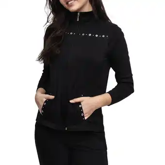 Giant Tiger Classic editions women's zip front jacket with studs offer