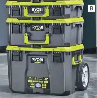 Home Depot Ryobi link 3-piece modular storage set offer