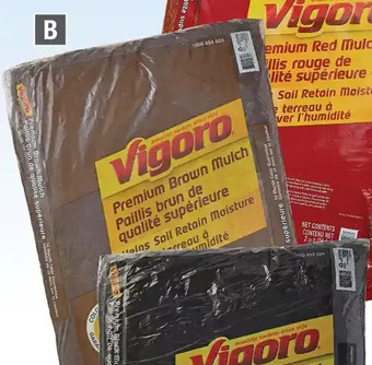 Home Depot Vigoro mulch brown offer