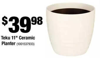 Home Depot Teku 11" ceramic planter offer