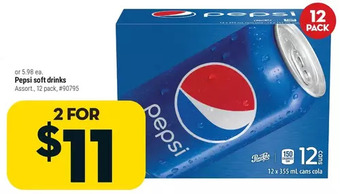 Giant Tiger Pepsi soft drinks offer