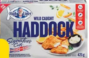 Giant Tiger High liner frozen fish fillets offer