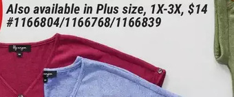 Giant Tiger Sweater knit top offer