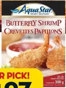 Giant Tiger Aqua star shrimp offer