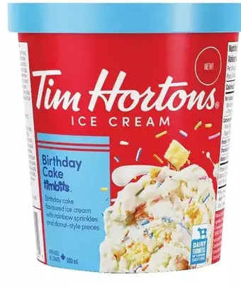 Giant Tiger Tim hortons ice cream offer