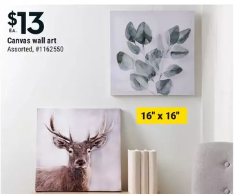 Giant Tiger Canvas wall art offer