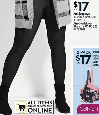 Giant Tiger Knit jeggings offer