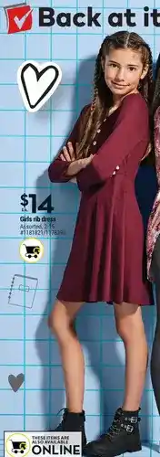 Giant Tiger Girls rib dress offer