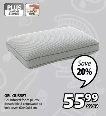 JYSK Gel gusset offer