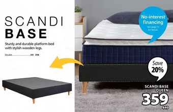 JYSK Scandi base offer