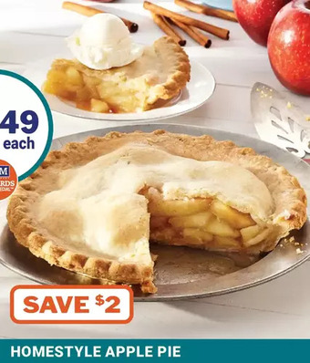 M & M Food Market Homestyle apple pie offer