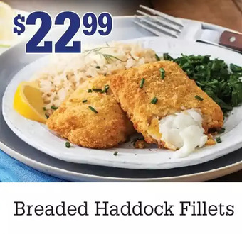 M & M Food Market Breaded haddock fillets offer