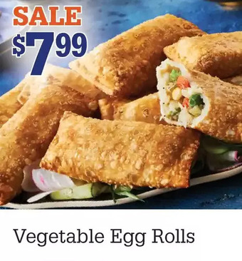 M & M Food Market Vegetable egg rolls offer
