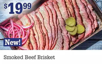 M & M Food Market Smoked beef brisket offer